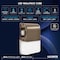 Luxrite Outdoor Dusk to Dawn LED Wall Pack 15/20/25W Up to 3000LM 3CCT 3000K-5000K IP65 Frosted, 2PK LR40616-2PK - alternate 4